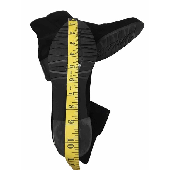 Stuart Weitzman Women’s  Suede Booties Black Color Size 8.5  S5135 120 H/20 - Picture 7 of 16